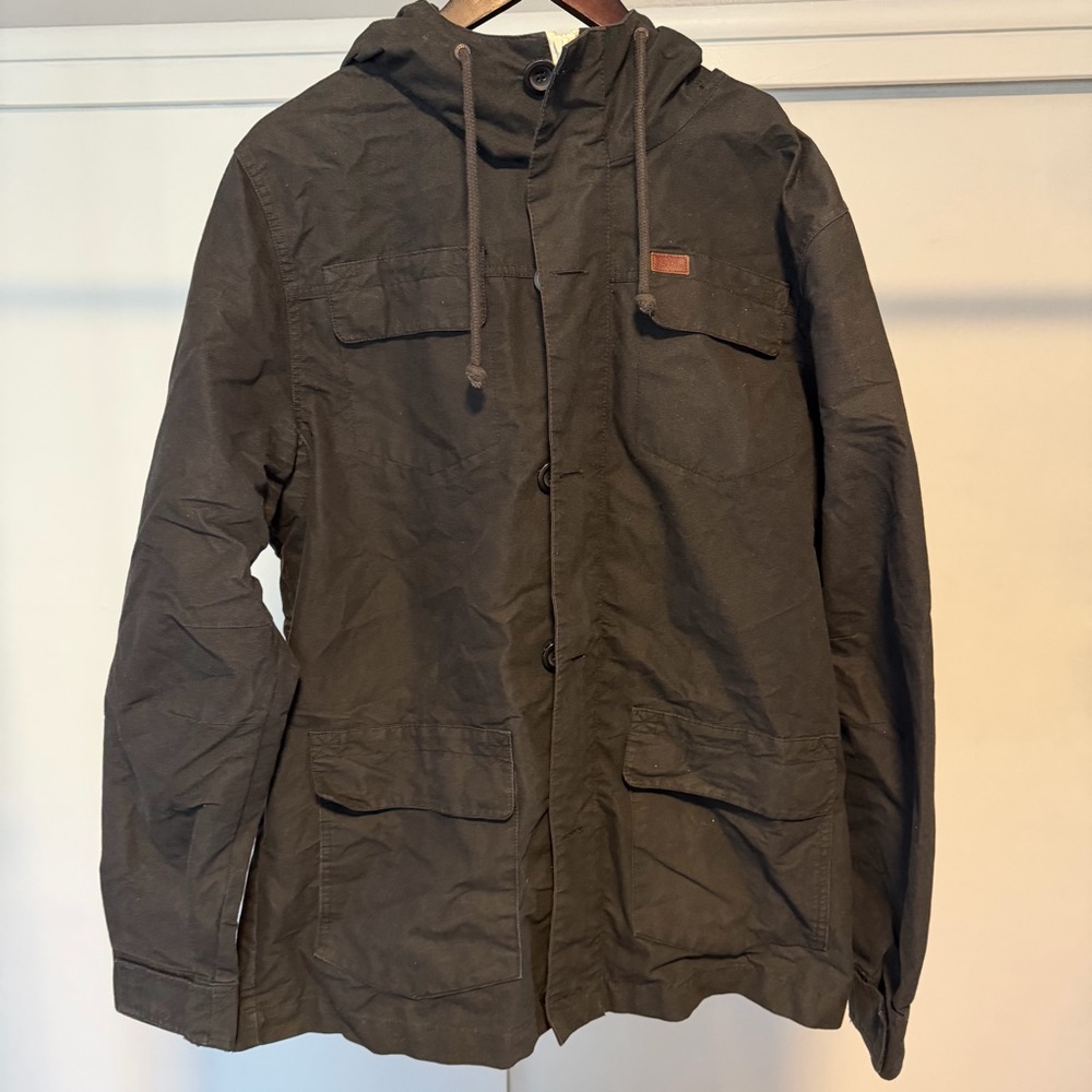 Men's Black Hooded Jacket